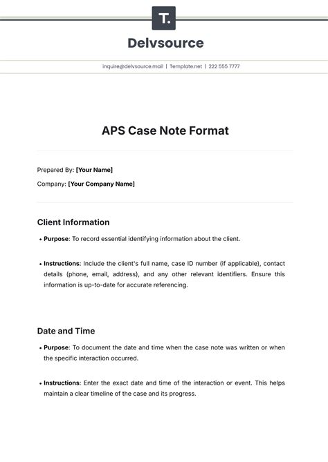 Case Note Template 的图像结果