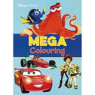 Disney Pixar Mega Colouring - Paperback