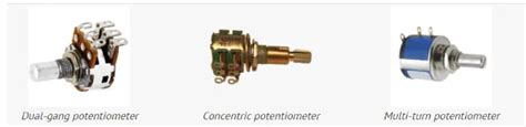 Image result for Potentiometer Types