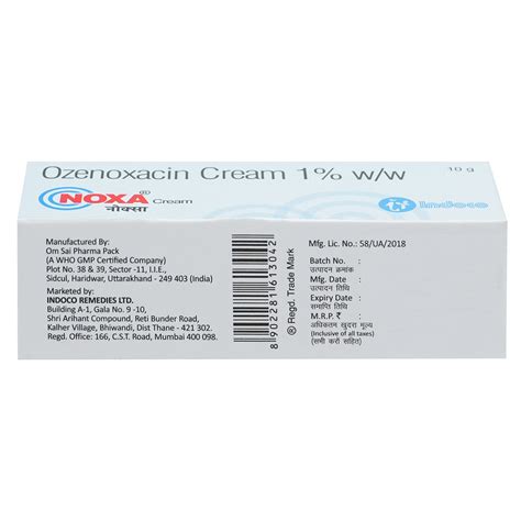 Noxa Cream | Uses, Side Effects, Price | Apollo Pharmacy