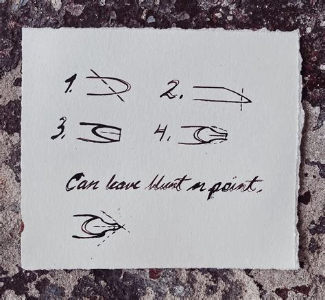 Quill Pen Writing Examples