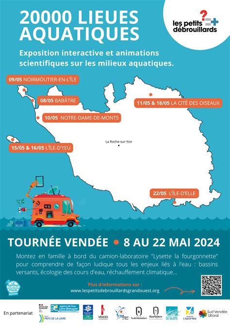 Tournée SCIENCE TOUR 20 000 lieues aquatiques en Vendée ! | Les petits ...
