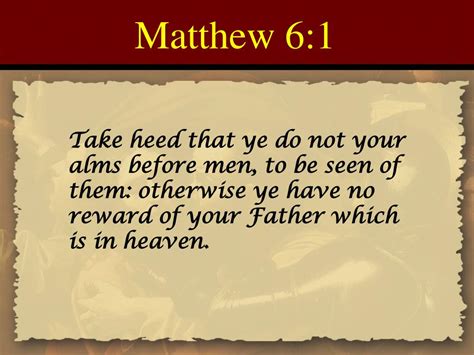 Image result for Matthew Chapter 6 Explained