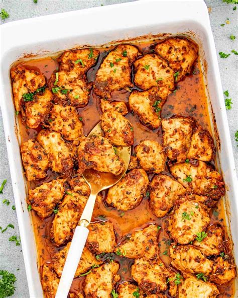 Oven Baked Chicken Bites - Craving Home Cooked