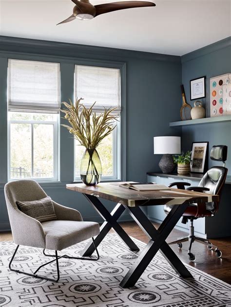 office interior design blue