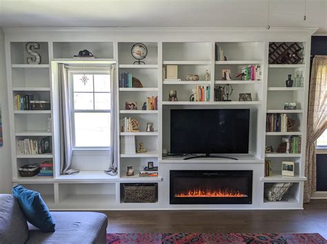 Built In Bookshelves With Electric Fireplace – Mriya.net