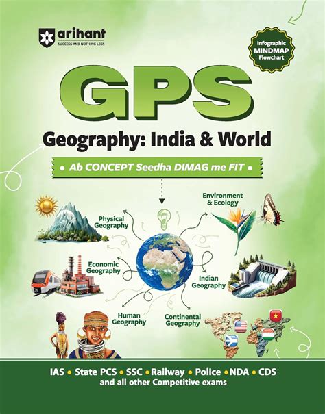Buy Arihant GPS Geography India and World Book 2025 | GS and General ...