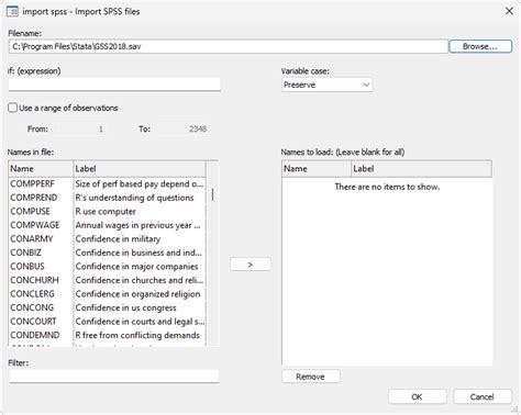 How to Import File in SPSS 的图像结果