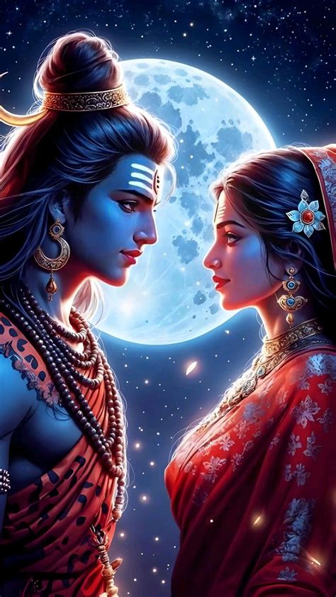 lord shiv parvati hd wallpaper aesthetic | Shiva, Shivparvati images ...