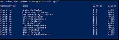 PowerShell Form Query MySQL 的图像结果