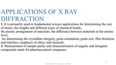X rays crystallography | PPTX