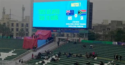 Champions Trophy: Incessant rain in Rawalpindi forces Australia-South ...
