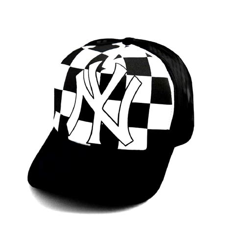 Buy Michelangelo Men's and Women's Checks NY Half NET Cap (Black, Free ...
