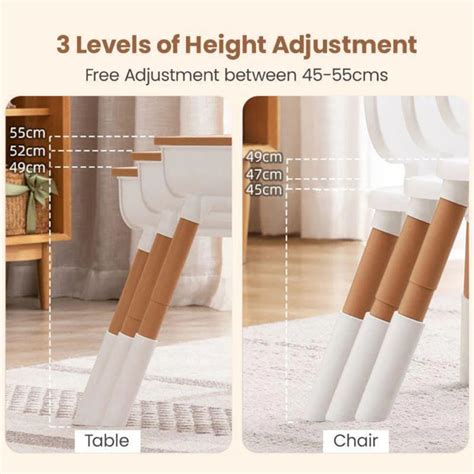 R for Rabbit Little Genius Woodland Kids Study Table With Chair — Toycra