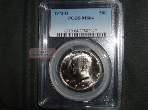 1972 - D Pcgs Ms - 64 Kennedy Half Dollar