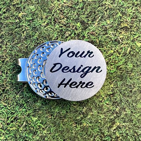 Personalized Magnetic Golf Ball Markers, With Hat Clip, Laser Engraved ...