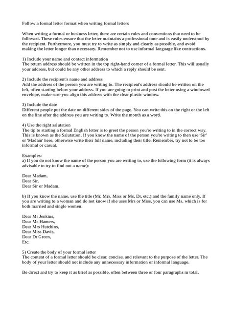 Proper Form Letter Format 的图像结果