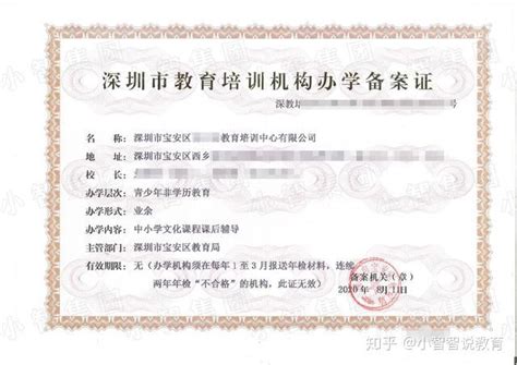 深圳培训机构办学许可证申请要求 - 知乎