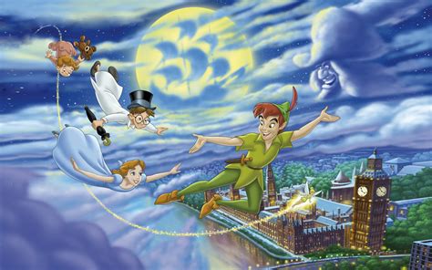 Peter Pan Walt Disney Characters Background Image For Sony