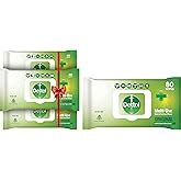 Dettol Germ Protection Wet Wipes for Skin & Surfaces, Original - 40 ...