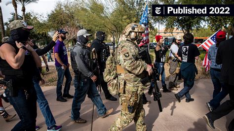 At Protests Across America, Guns Are Doing the Talking - The New York Times