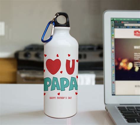 Buy I Love You Papa Printed sipper 600 ml Online at Best Price | Od