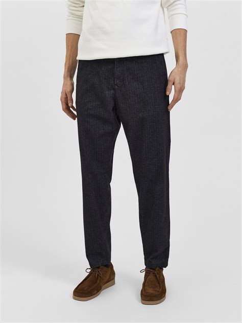 Buy Grey Mid Rise Semi-Tailored Chinos for Men Online