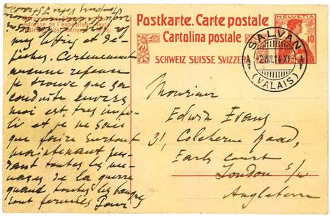 IGOR FYODOROVICH STRAVINSKY (1882-1971) Autograph card signed ‘I ...