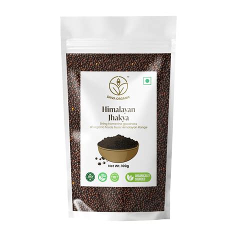 Shiva Organic Himalayan jakhiya seeds pahadi (Wild Mustard) Black ...