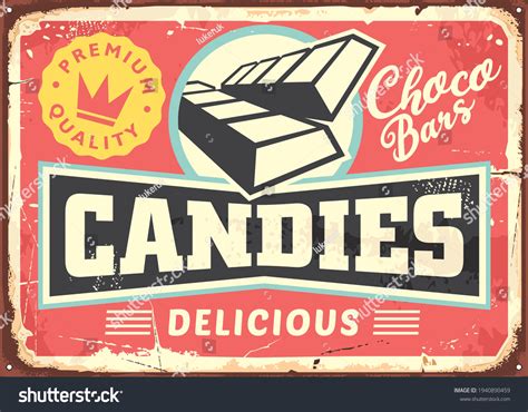 Retro Candy Shop Sign 的图像结果