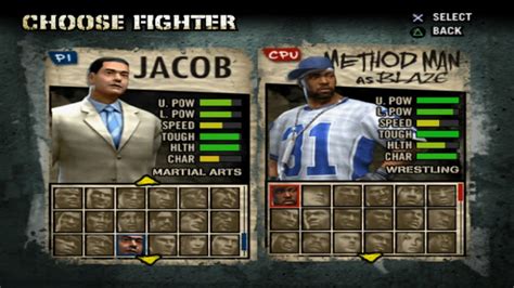 Def Jam: Fight for NY All Characters [PS2] - YouTube