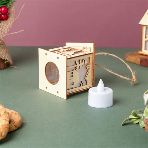 DIY Wooden House LED Christmas Decor Small Online - Premium Christmas ...