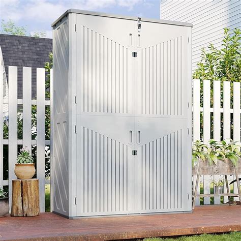 Aoxun Outdoor Storage Shed, 64 Cu.Ft Vertical India | Ubuy