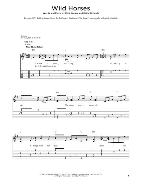 Wild Horses by The Rolling Stones - Dobro - Guitar Instructor