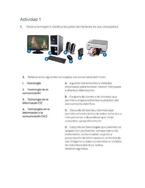 2. Actividad 1 - Ola - Fundamentos de Ingles - Actividad 1 1. Observa ...