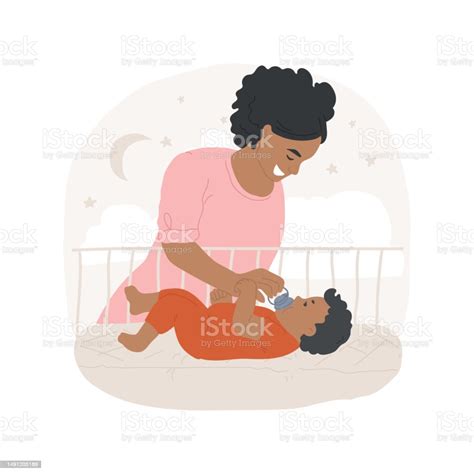 Introducing Pacifier Isolated Cartoon Vector Illustration Stock Illustration - Download Image ...