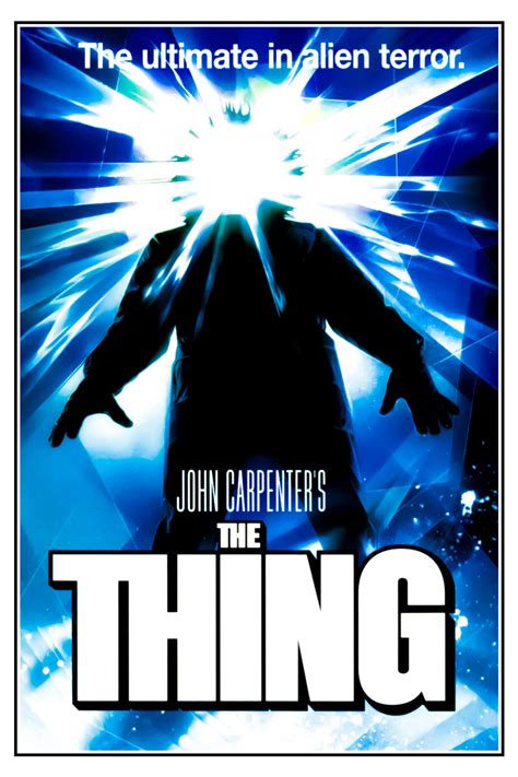 The Thing 1982 Poster - Modern Poster Layouts