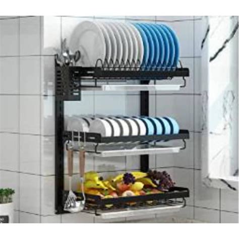 3 Tier Wall-Mount Dish Rack - Quickee - Online Shopping in Sri Lanka