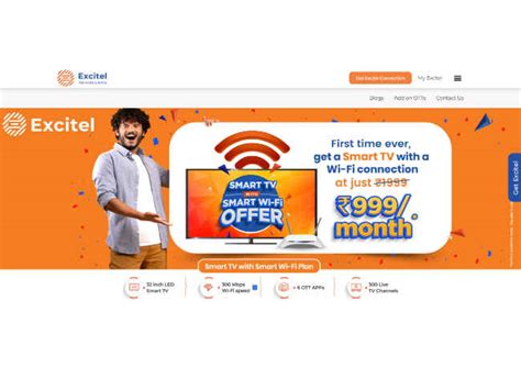 Excitel launches new plan at Rs 999 with OTT benefits and offer 32-inch ...