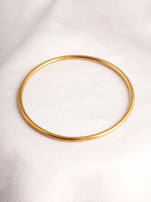 Buy Palmonas Womens Gold Waterproof and Anti-Tarnish Bangle Online