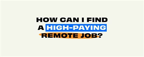 How Can I Find a High-Paying Remote Job? - Talent-r
