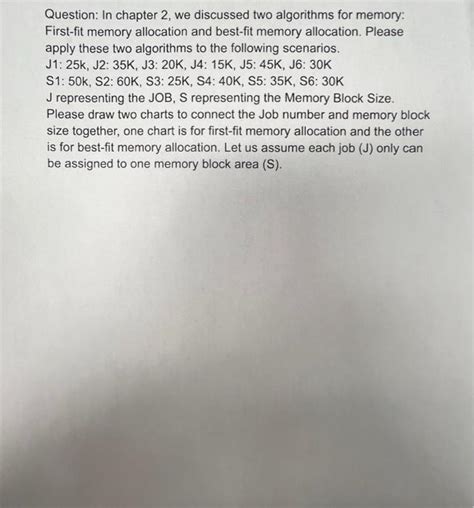 Image result for First Fit Memory Allocation