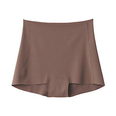 W's Complete seamless Boy shorts LADY XL Brown | MUJI