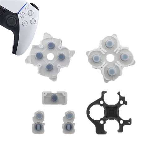 TCOS TECH PS5 Controller Rubber Pad Replacement Conductive Silicone ...