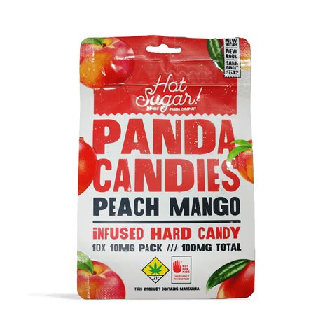 Panda Candies: Peach Mango - 10pk 100mg in Tacoma | Zips on 6th