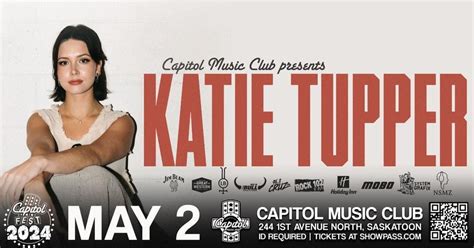 Katie Tupper - A Capitol 10th Anniversary Show, Capitol Music Club ...