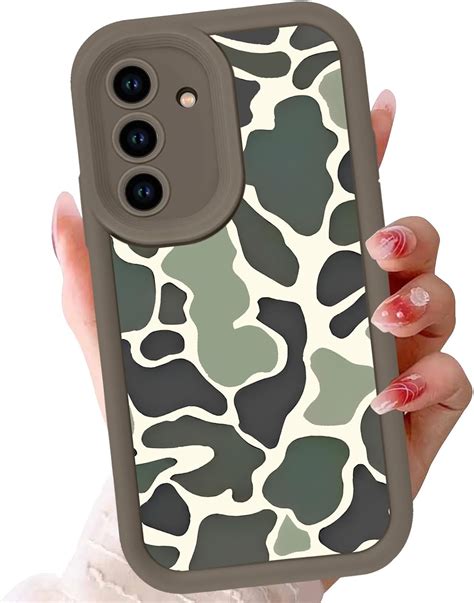 Amazon.com: Zrutru Camo Phone Case for Samsung Galaxy S24 5G 6.2",Cool ...