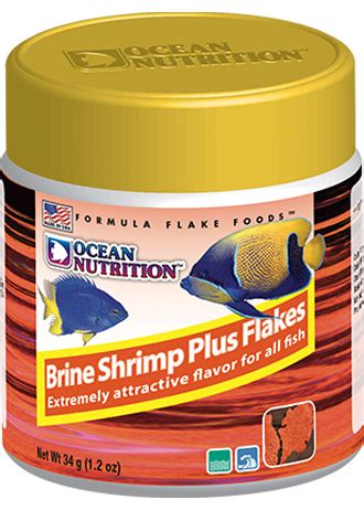 Ocean Nutrition Brine Shrimp Plus Flakes – indianaquarium.com