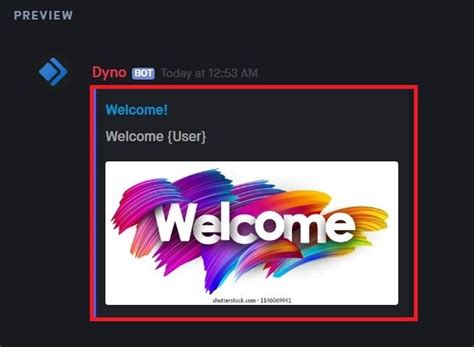 Image result for Welcome Message Discord JS Embed