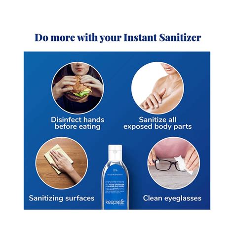 Buy KEEPSAFE INSTANT HAND SANITIZER - 100 ML Online & Get Upto 60% OFF ...
